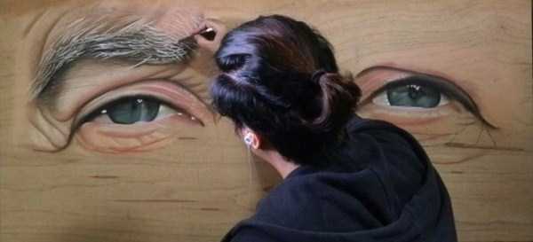 Stunning Photorealistic Drawings on Wooden Boards (31 photos)