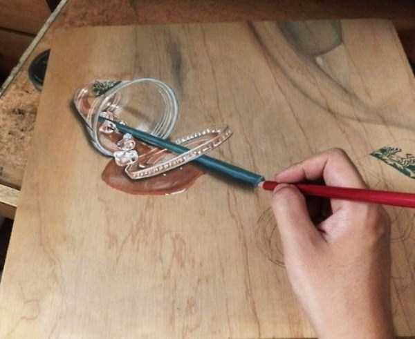 Stunning Photorealistic Drawings on Wooden Boards (31 photos)