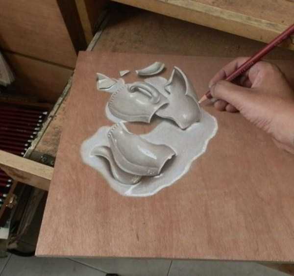 Stunning Photorealistic Drawings on Wooden Boards (31 photos)
