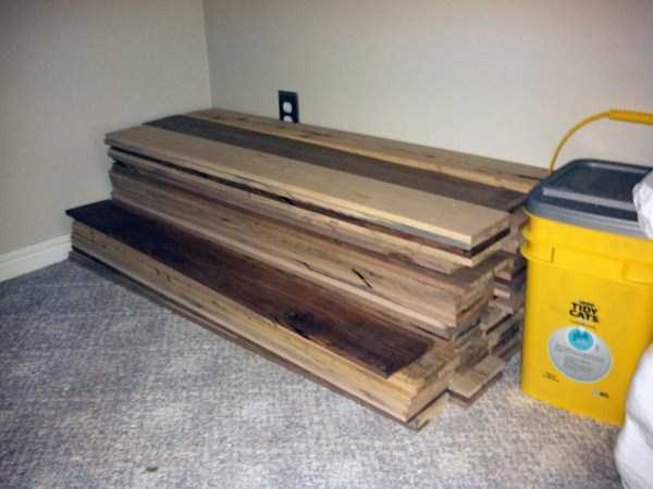 Wooden Flooring Made From Old Shipping Pallets (31 photos)