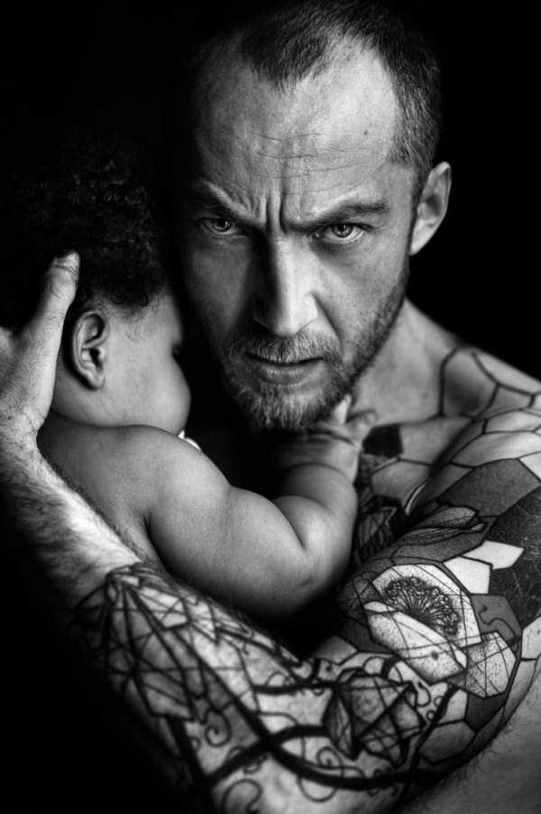 Tattooed Parents Who Love Their Kids Too Much (30 photos)