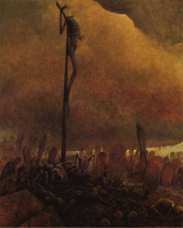 Zdzisław Beksiński hell paintings 11