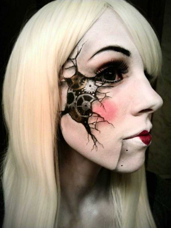 30 Examples of Brilliant Halloween Makeup (30 photos)