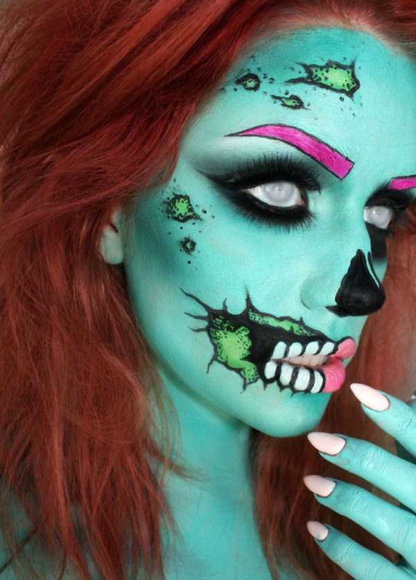 30 Examples of Brilliant Halloween Makeup (30 photos)