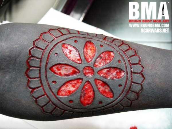 skin carving tattoos 11