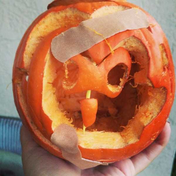 Pumpkin Carving Fails 21