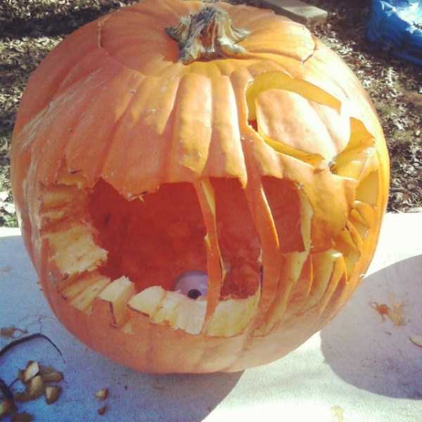 Pumpkin Carving Fails 5