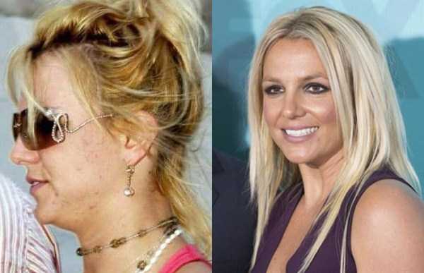 britney spears without makeup