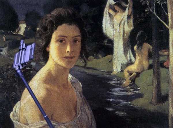 Famous Paintings Snapping Selfies (29 photos)
