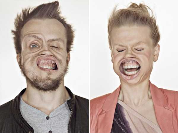 Hilariously Distorted Portraits Taken in a Wind Tunnel (15 photos)