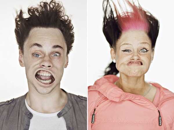 Hilariously Distorted Portraits Taken in a Wind Tunnel (15 photos)
