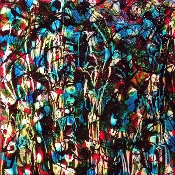 An Artist Who Paints With Her Own Boobs (10 photos)