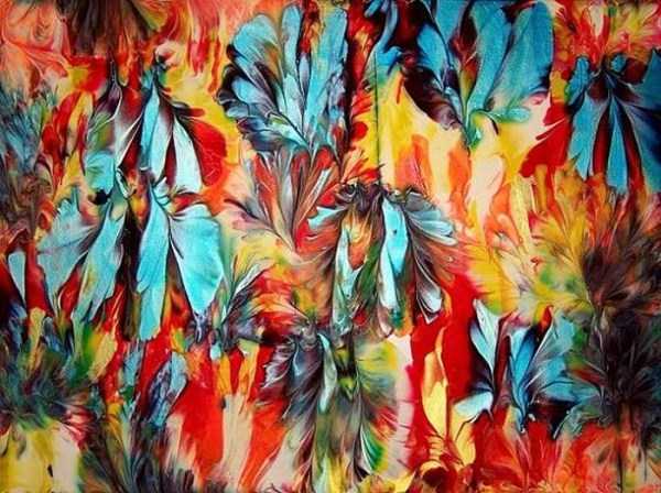 An Artist Who Paints With Her Own Boobs (10 photos)