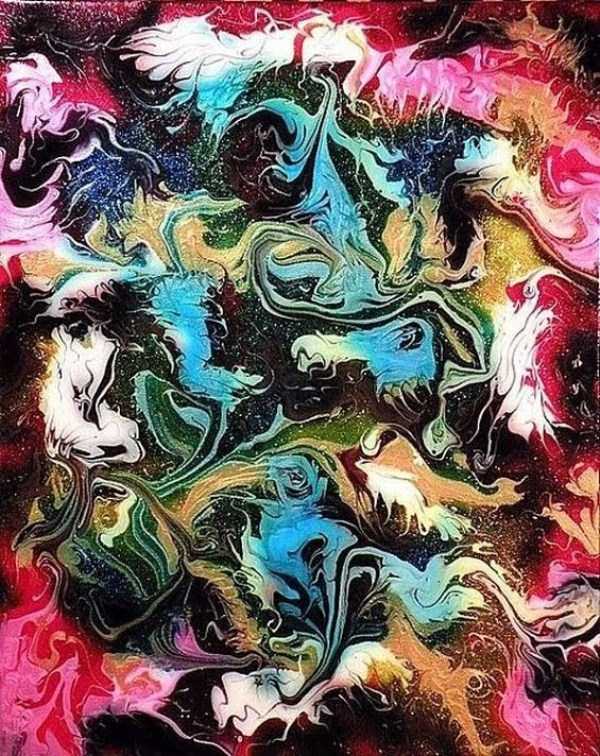 An Artist Who Paints With Her Own Boobs (10 photos)