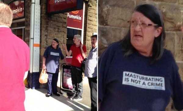 Elderly People Wearing T-shirts With Obscene Messages (27 photos)