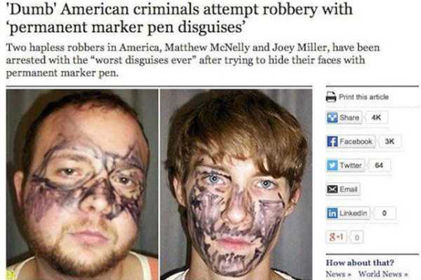 29 People Who Are Too Dumb To Be Criminals (29 photos)