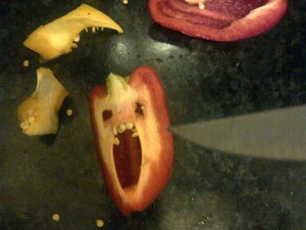 food with surprised face 22