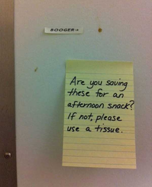 hilarious bathroom signs and notes 18