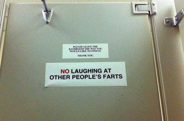 Seriously Funny Bathroom Notes and Signs (76 photos)