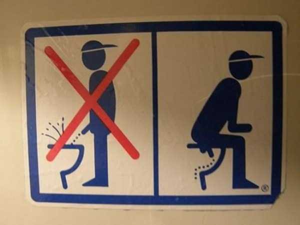 hilarious bathroom signs and notes 64