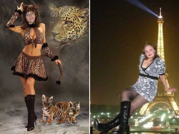 awfully photoshopped profile pictures from russian social networks 30