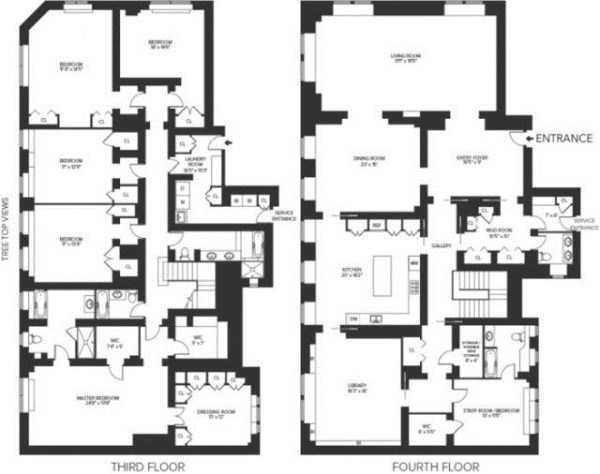 Inside Bruce Willis NYC Apartment (11 photos)