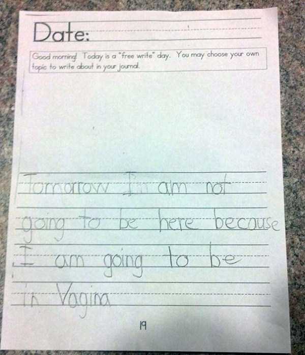 Hilarious Spelling Mistakes Made by Kids (21 photos)