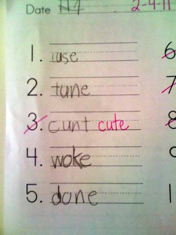 funny children spelling errors 13
