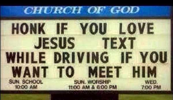 60 Creatively Funny Church Signs (60 photos)