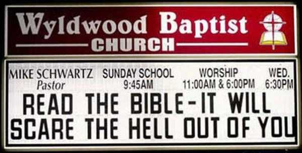 60 Creatively Funny Church Signs (60 photos)