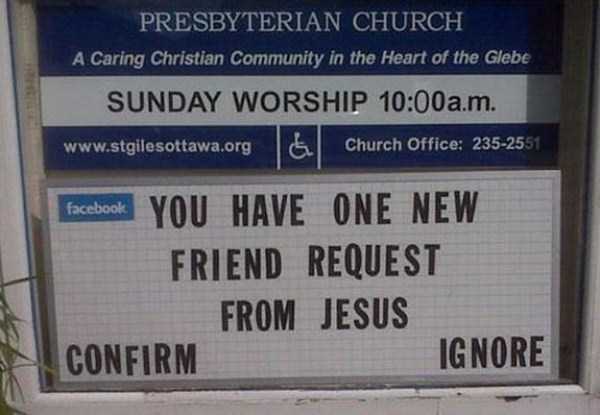 60 Creatively Funny Church Signs (60 photos)