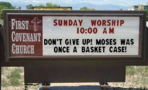 60 Creatively Funny Church Signs (60 photos)