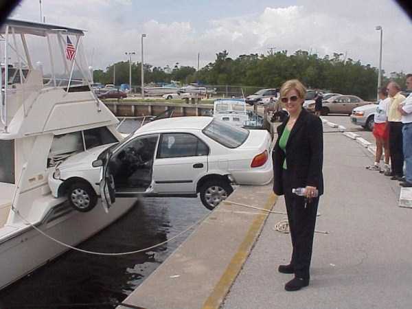cars in bizarre situations 30
