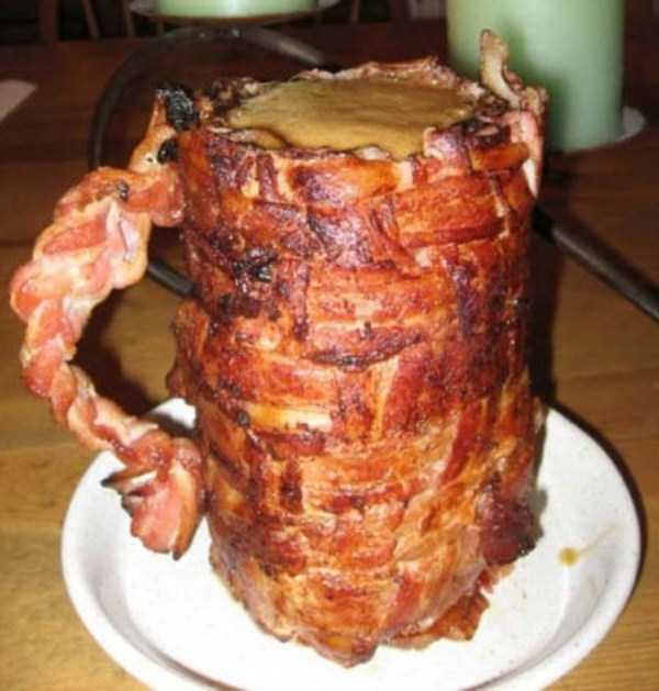 crazy things made out of bacon 13 Unconventional Uses of Bacon (25 photos)