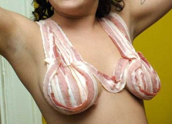 crazy things made out of bacon 7 Unconventional Uses of Bacon (25 photos)