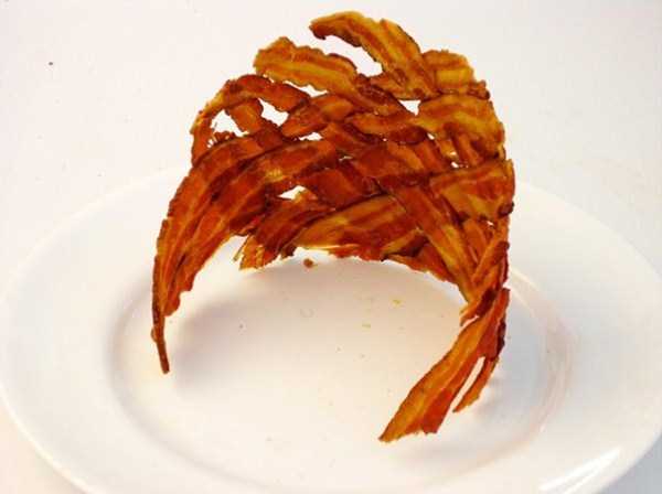 crazy things made out of bacon 9 Unconventional Uses of Bacon (25 photos)