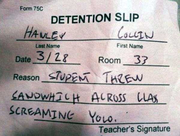 funny detentions 34