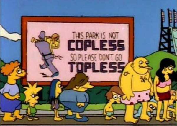 46 Hilarious Signs Spotted in The Simpsons (46 photos)