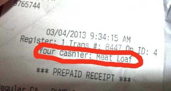 Unexpectedly Funny Things Spotted on Receipts (25 photos) 9