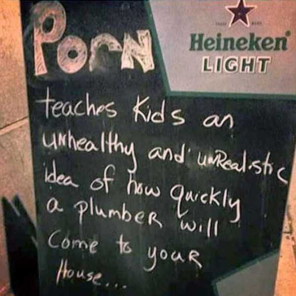 funny creative chalkboard signs 1