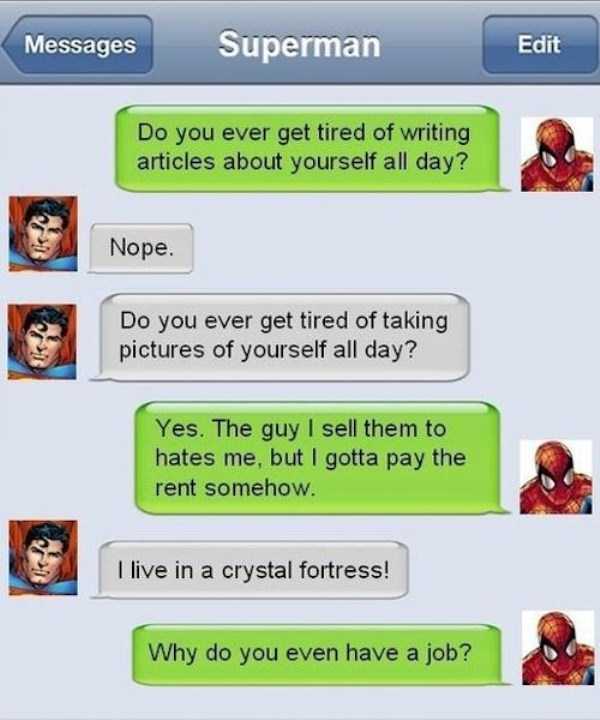 Sometimes Superheroes Can Be Real Jerks (25 photos)