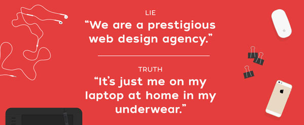 Common Lies Told By Web Designers (20 photos)