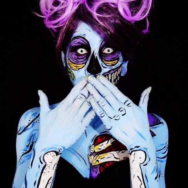 body art corie willet 3 Terrifyingly Beautiful Body Paintings by Corie Willet (17 photos)