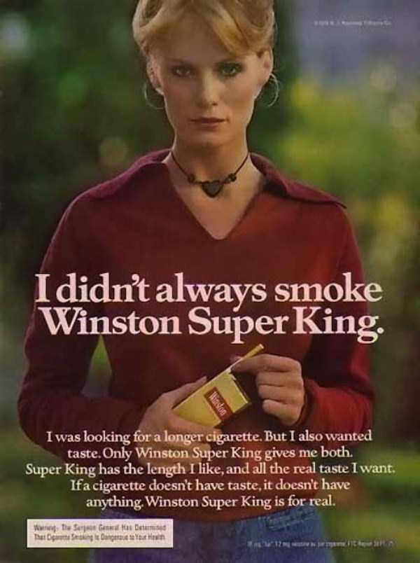 vintage cigarette ads 33 Cigarette Ads From The Past (35 photos)