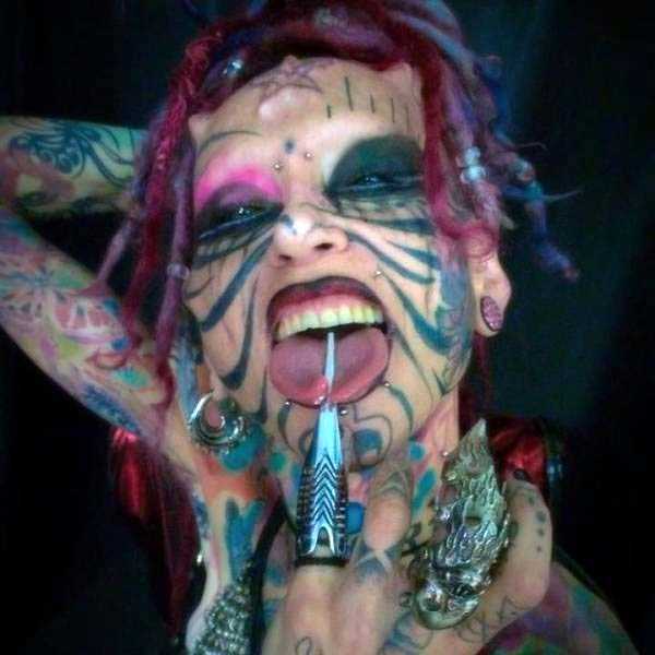 woman with insane body modifications 2