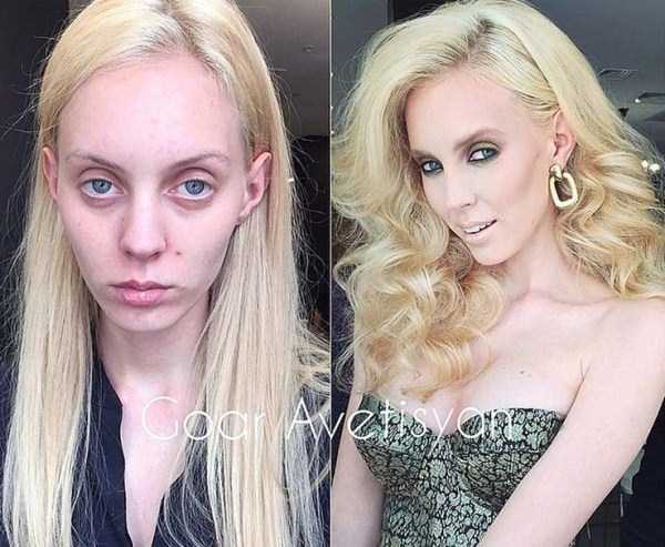 Makeup Can Drastically Change a Womans Face (27 photos)