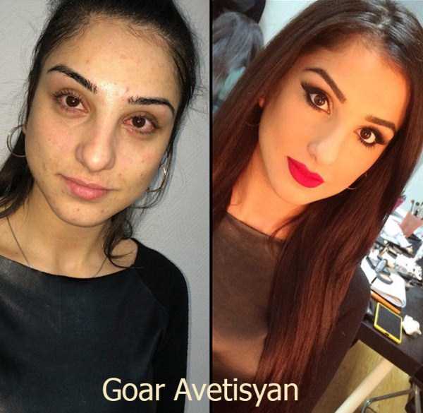 women before after makeup 4