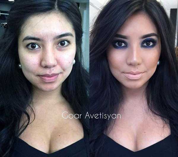 Makeup Can Drastically Change a Womans Face (27 photos)