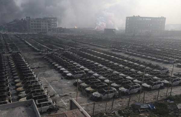 Tianjin explosion 29 Eerie Pictures Show the Aftermath of Tianjin Explosions (41 photos)
