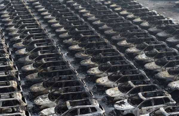 Tianjin explosion 36 Eerie Pictures Show the Aftermath of Tianjin Explosions (41 photos)